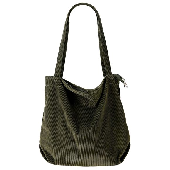 Tote Bag Men Vintage 2025 Corduroy Shoulder Bag Simple Stylish Handbag :') - Picture 1 of 6